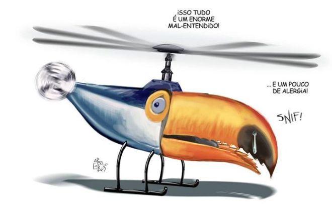 helicoptero droga cocaína tucano